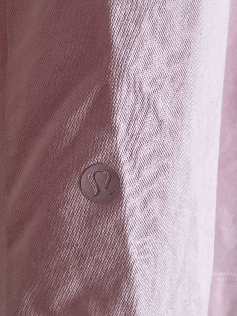 lululemon athletica Men's Evolution ShortSleeve Polo Light Pink Mens SizeXL NWOT - Picture 7 of 8